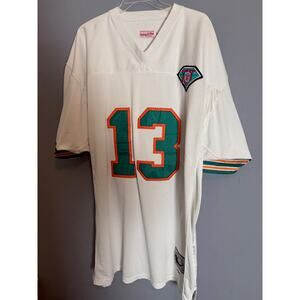 M&N Dan Marino Miami Dolphins 1994 White Authentic Jersey Stitched Men’s 54